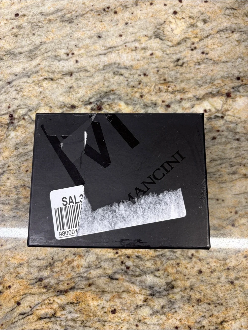 Mancini gray Leather Wallet